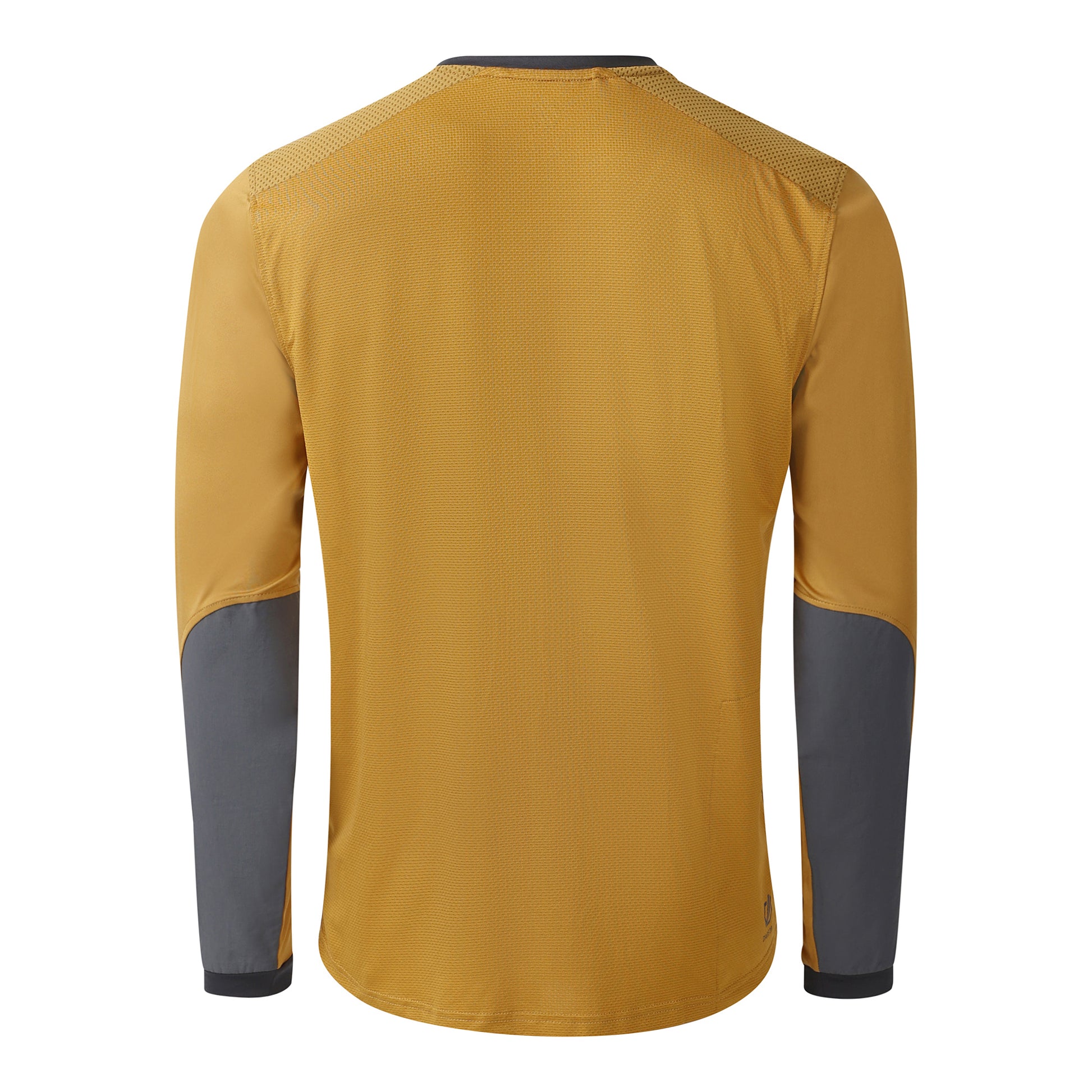 Wood Brown - Back - Dare 2B Mens Trackstand Ace Long-Sleeved T-Shirt