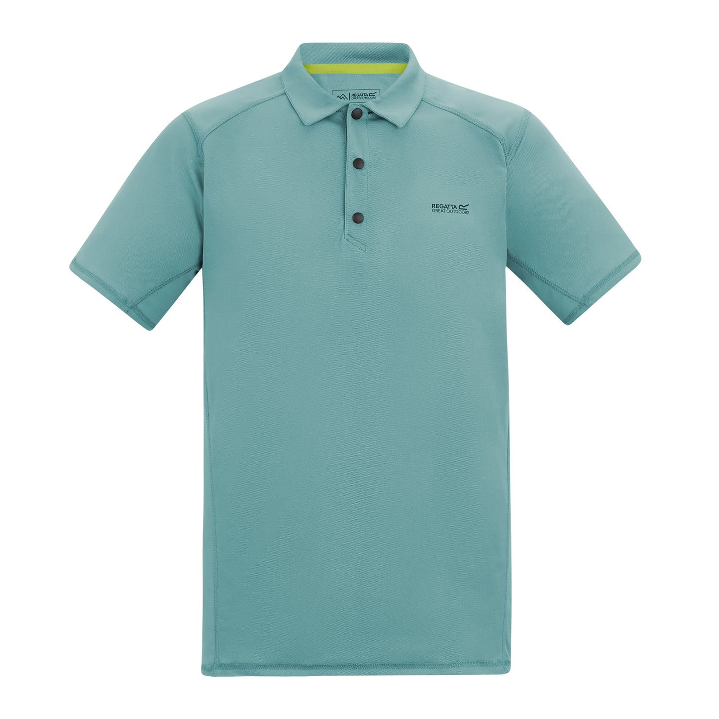 Arctic - Front - Regatta Mens Virda Logo Polo Shirt