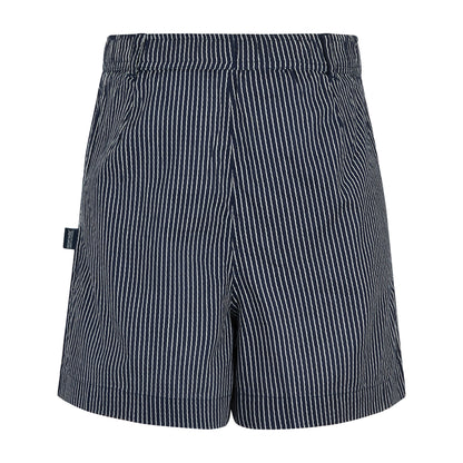 Navy-White - Back - Regatta Womens-Ladies Sabelle Vertical Stripe Casual Shorts
