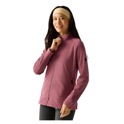 Dark Pimento-Dusty Rose - Pack Shot - Regatta Womens-Ladies Liliena Fleece Jacket