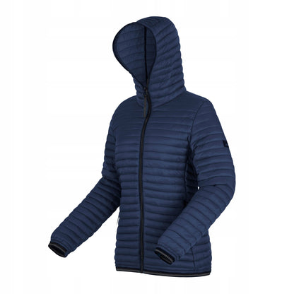 Navy - Side - Regatta Womens-Ladies Rigain Padded Jacket