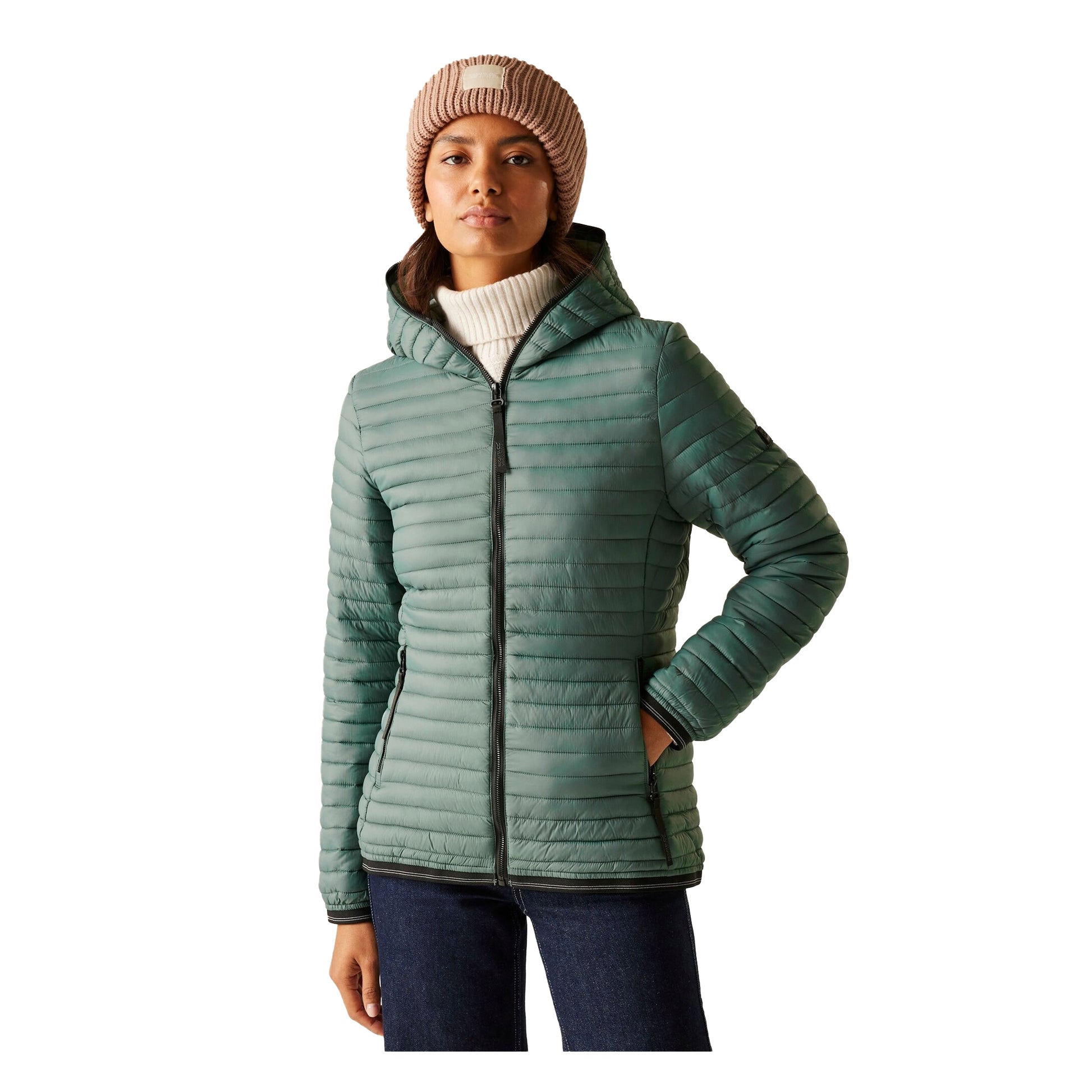 Spruce Green - Lifestyle - Regatta Womens-Ladies Rigain Padded Jacket