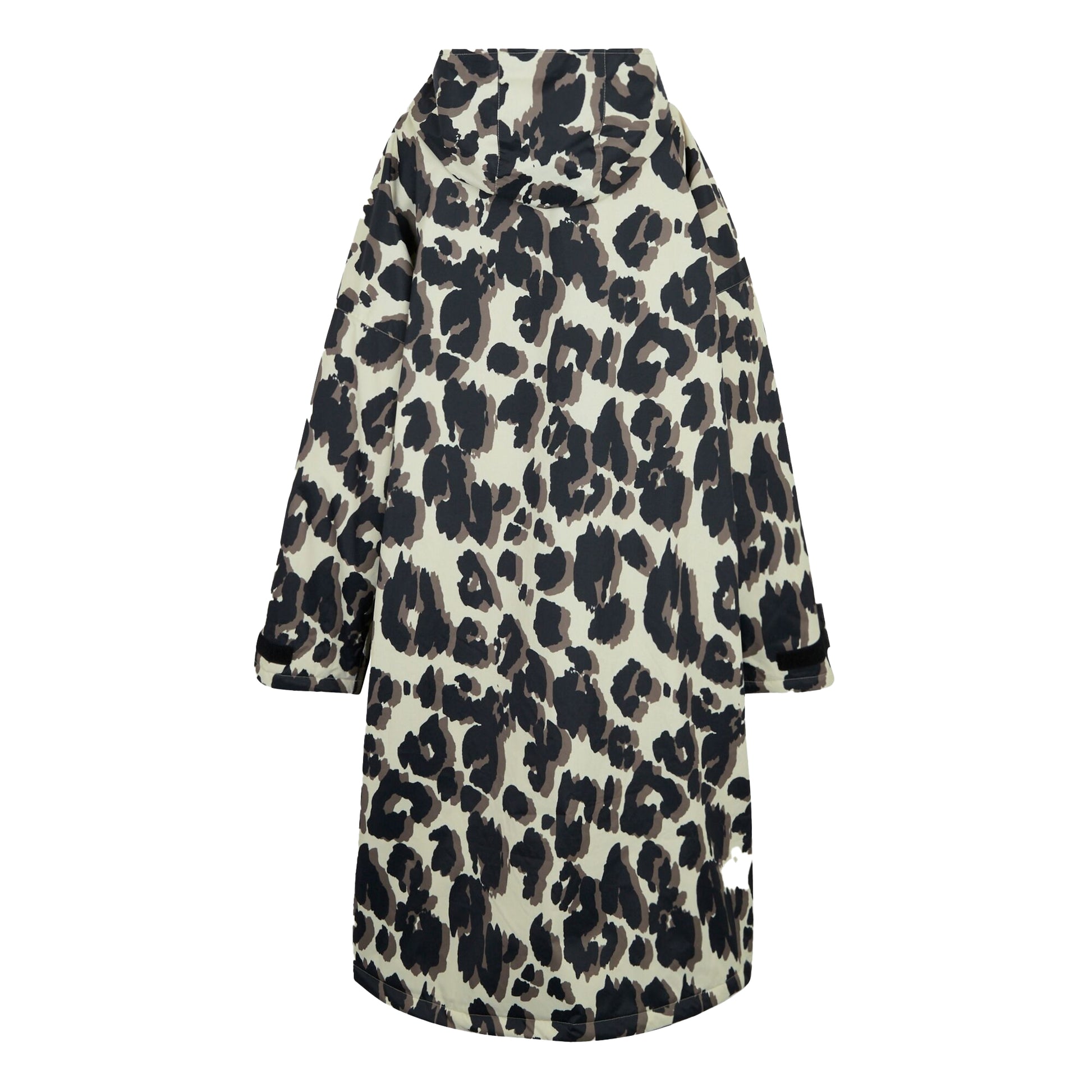 Multicoloured - Back - Regatta Unisex Adult Changing Leopard Print Robe