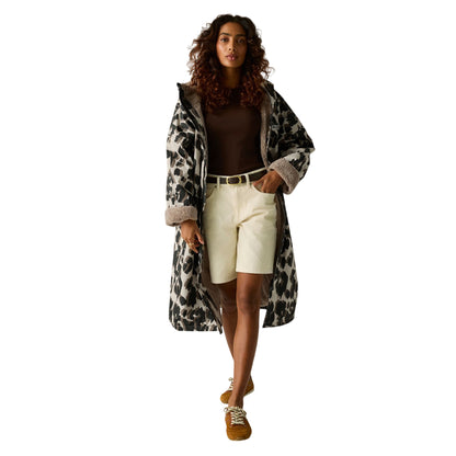 Multicoloured - Lifestyle - Regatta Unisex Adult Changing Leopard Print Robe