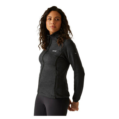 Black - Lifestyle - Regatta Womens-Ladies Harpten Full Zip Midlayer
