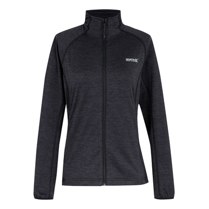 Black - Front - Regatta Womens-Ladies Harpten Full Zip Midlayer
