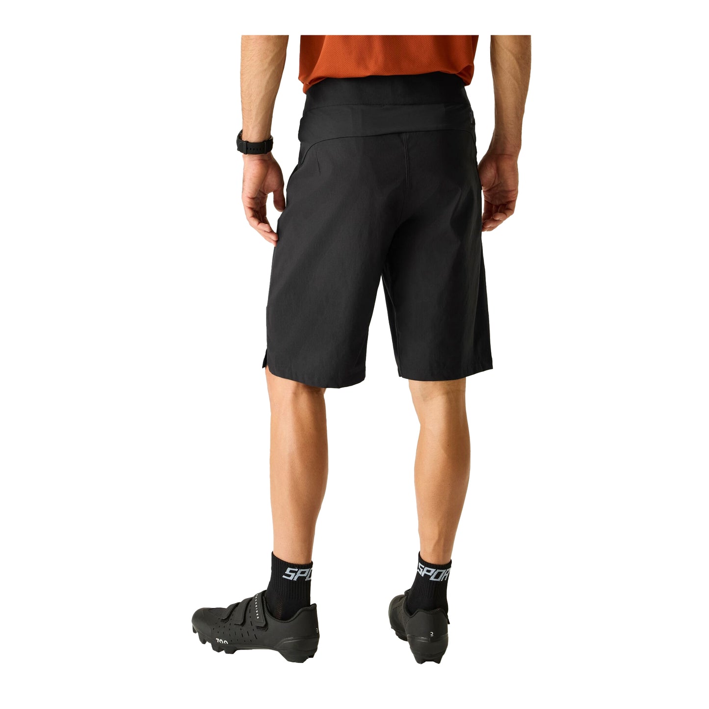 Black - Back - Dare 2B Mens Descent Cycling Shorts