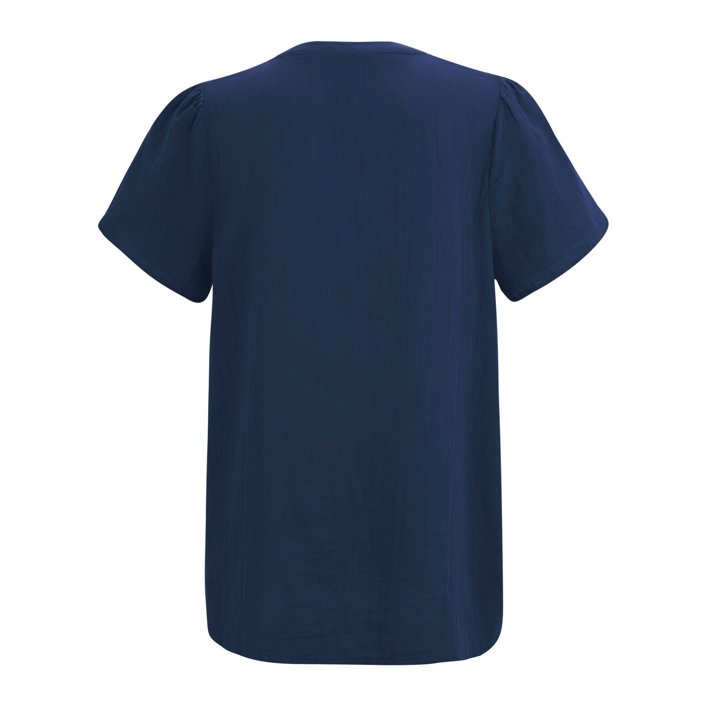 Navy Blue - Back - Regatta Womens-Ladies Selen Short-Sleeved Shirt