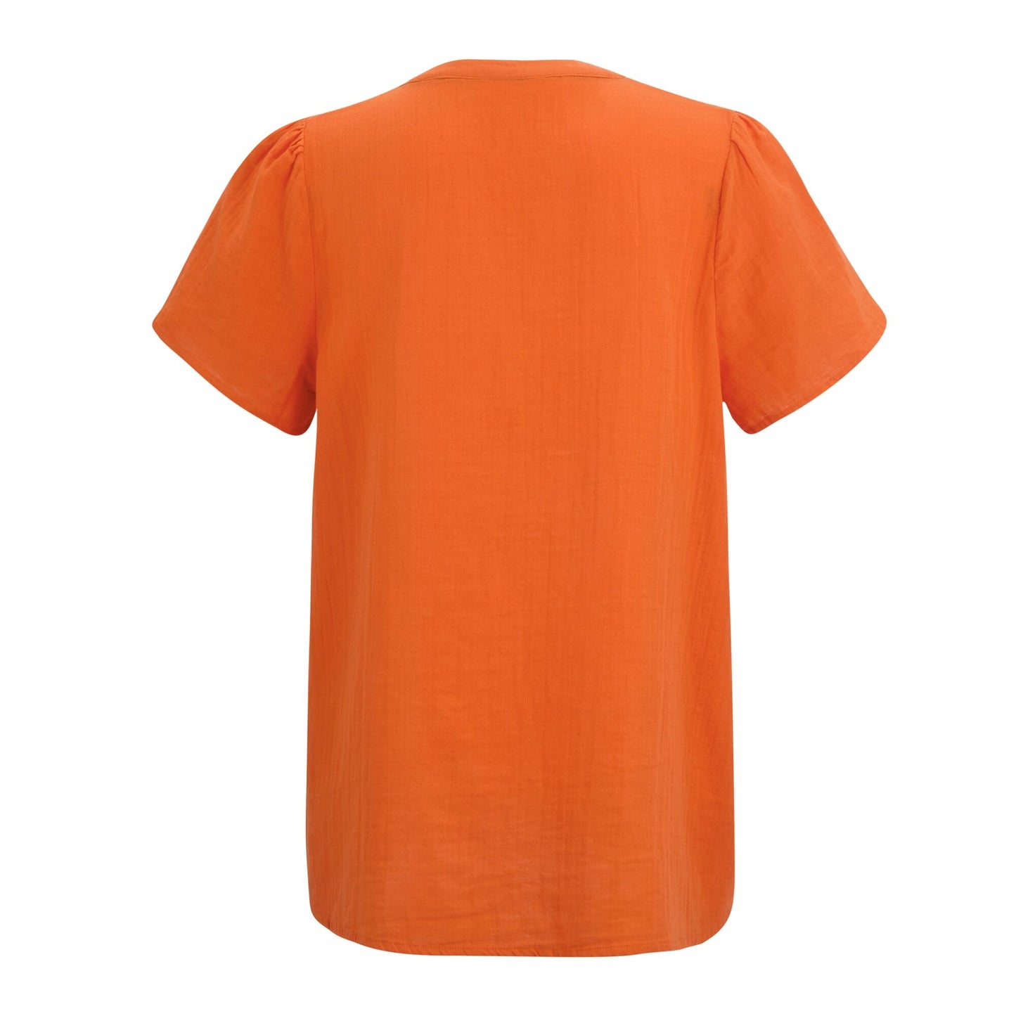 Tangerine Tango - Back - Regatta Womens-Ladies Selen Short-Sleeved Shirt