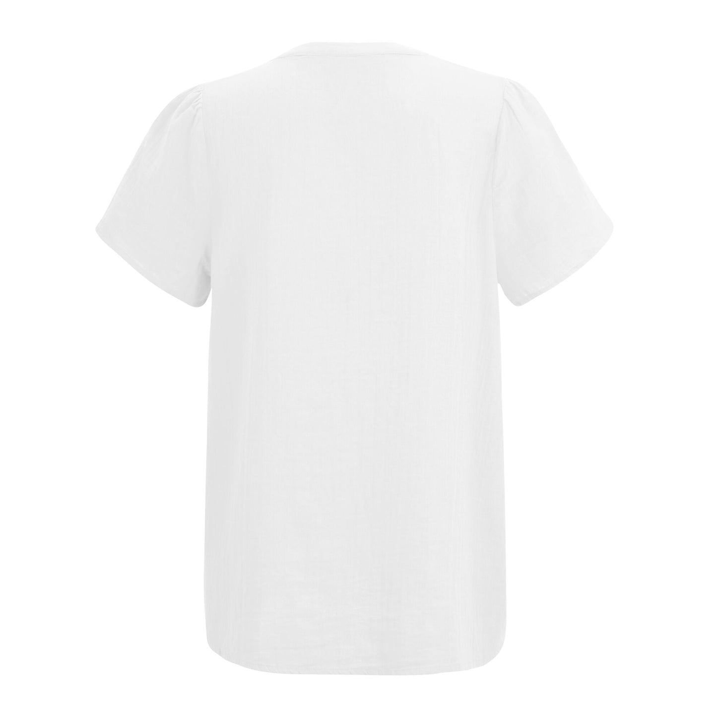 White - Back - Regatta Womens-Ladies Selen Short-Sleeved Shirt