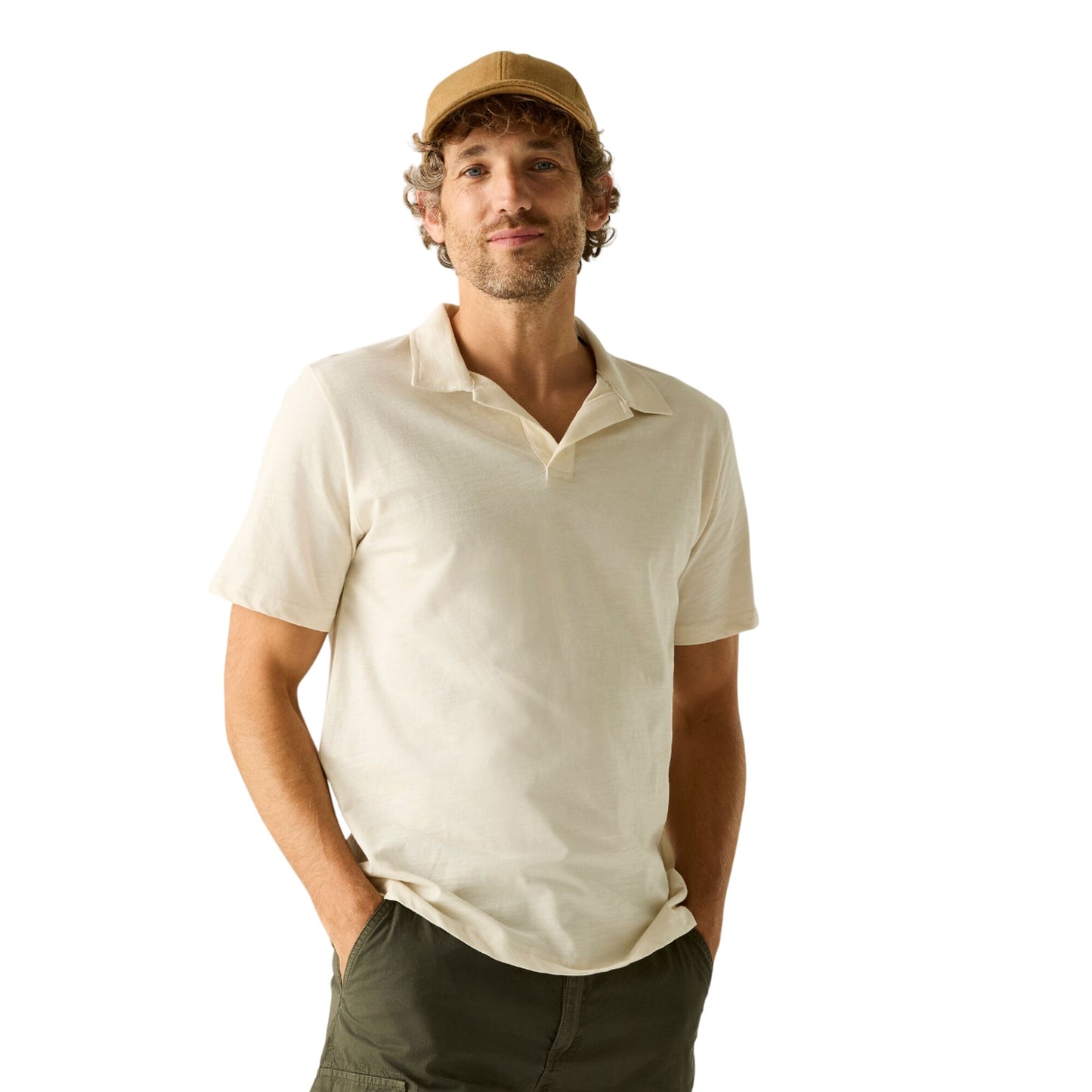 White Stone - Lifestyle - Regatta Mens Hadvo Polo Shirt