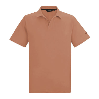 Italian Clay - Front - Regatta Mens Hadvo Polo Shirt