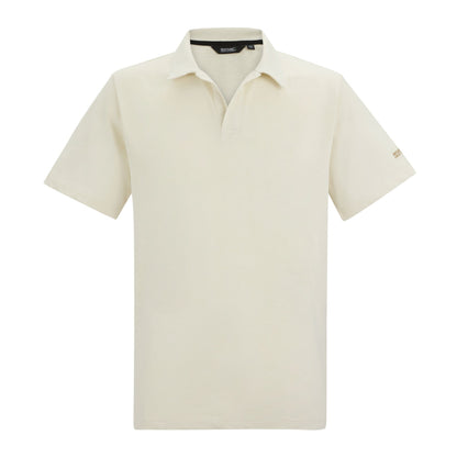 White Stone - Front - Regatta Mens Hadvo Polo Shirt