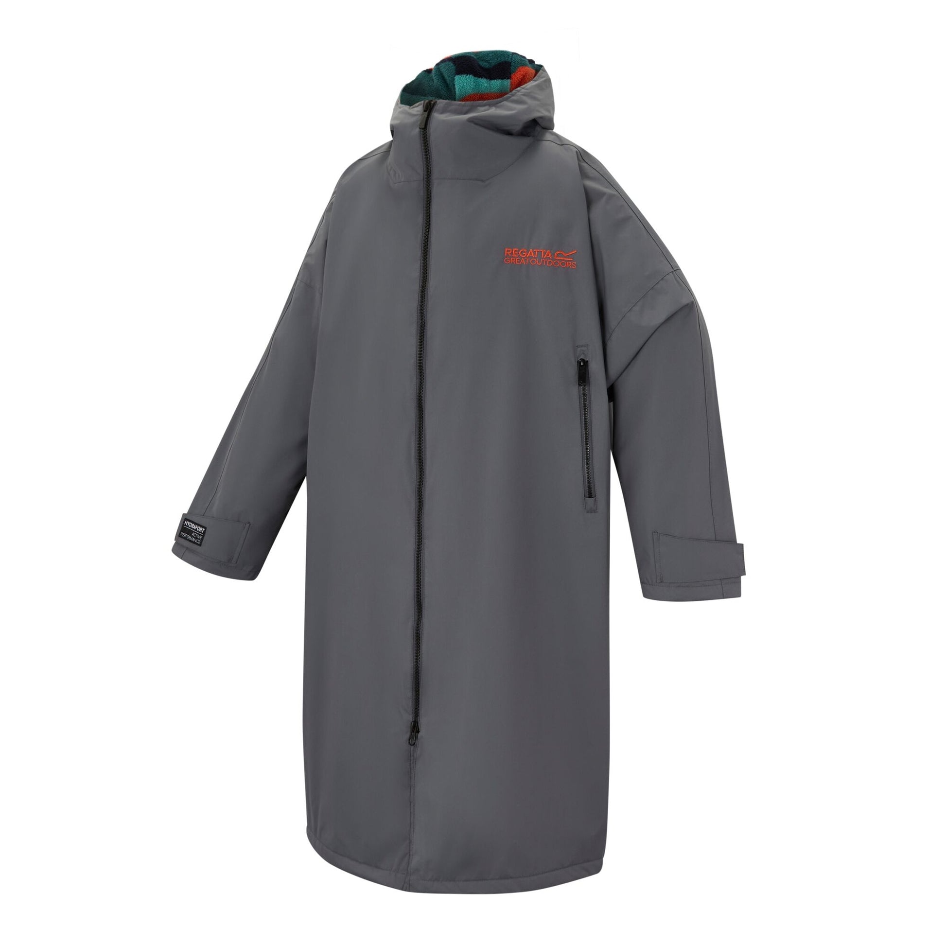 Dark Storm - Side - Regatta Unisex Adult Mountain Changing Robe