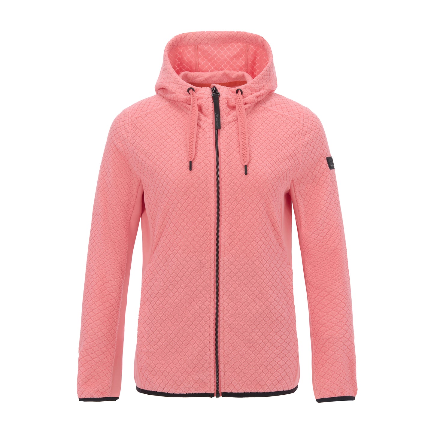 Peach Pink - Front - Regatta Womens-Ladies Ellula Full Zip Fleece Jacket