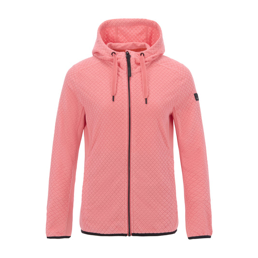 Peach Pink - Front - Regatta Womens-Ladies Ellula Full Zip Fleece Jacket