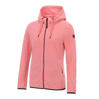 Peach Pink - Side - Regatta Womens-Ladies Ellula Full Zip Fleece Jacket