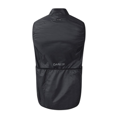 Black - Back - Dare 2B Mens Chase Gilet