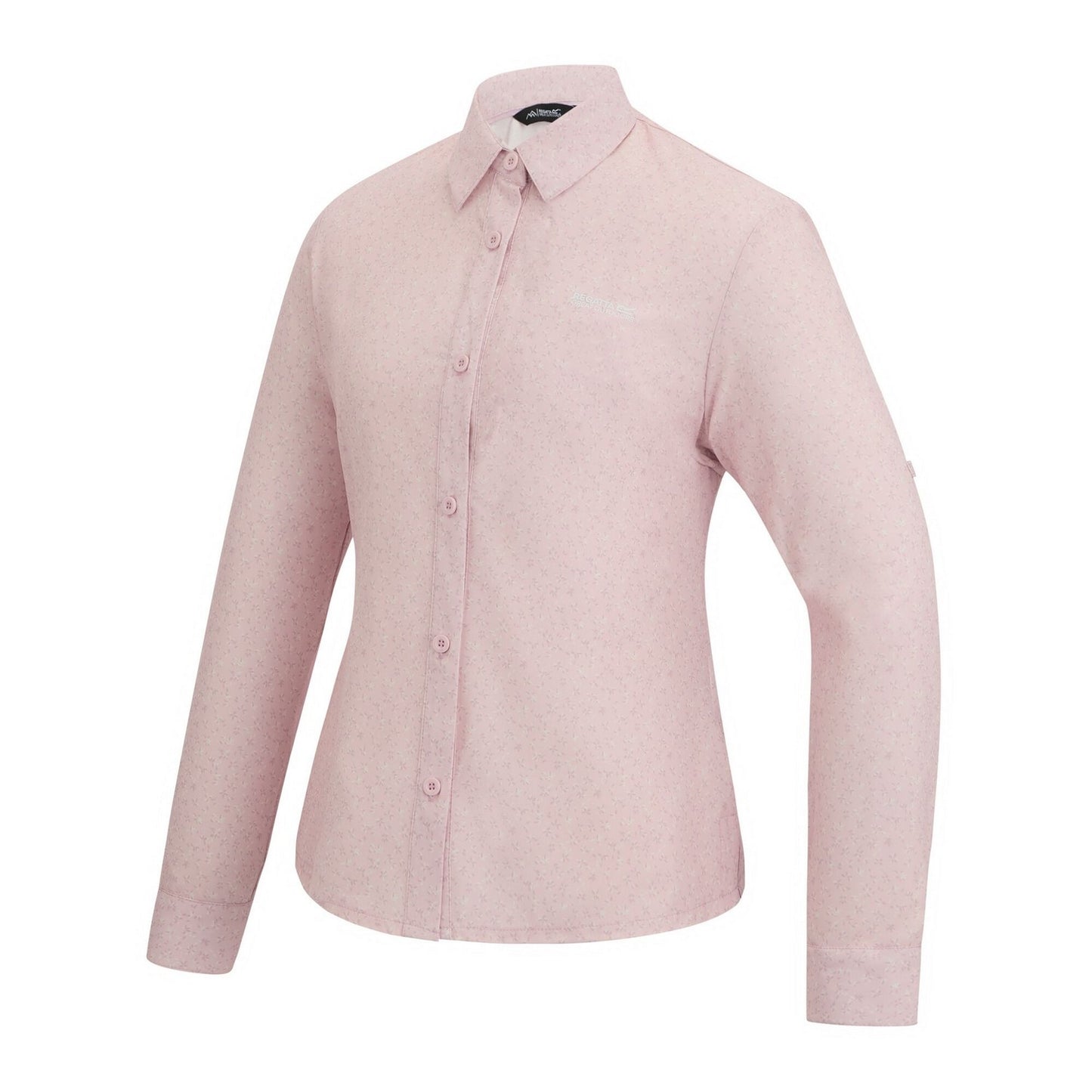 Pink Haze - Side - Regatta Womens-Ladies Travel Light Petal Anti-Insect Shirt