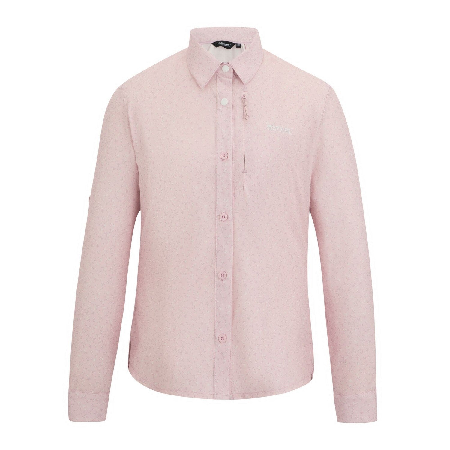 Pink Haze - Front - Regatta Womens-Ladies Travel Light Petal Anti-Insect Shirt