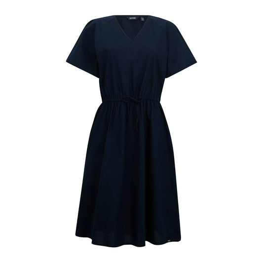 Navy - Front - Regatta Womens-Ladies Elona Midi Dress