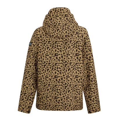Multicoloured - Back - Regatta Womens-Ladies Bayletta Leopard Print Waterproof Jacket