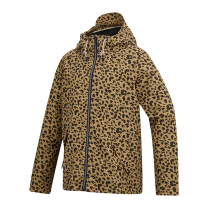 Multicoloured - Side - Regatta Womens-Ladies Bayletta Leopard Print Waterproof Jacket