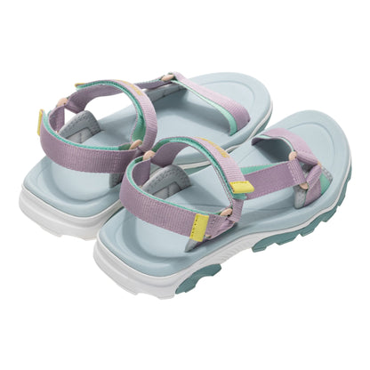 Powder Lilac-Ice Green - Back - Regatta Womens-Ladies Contrast Sandals