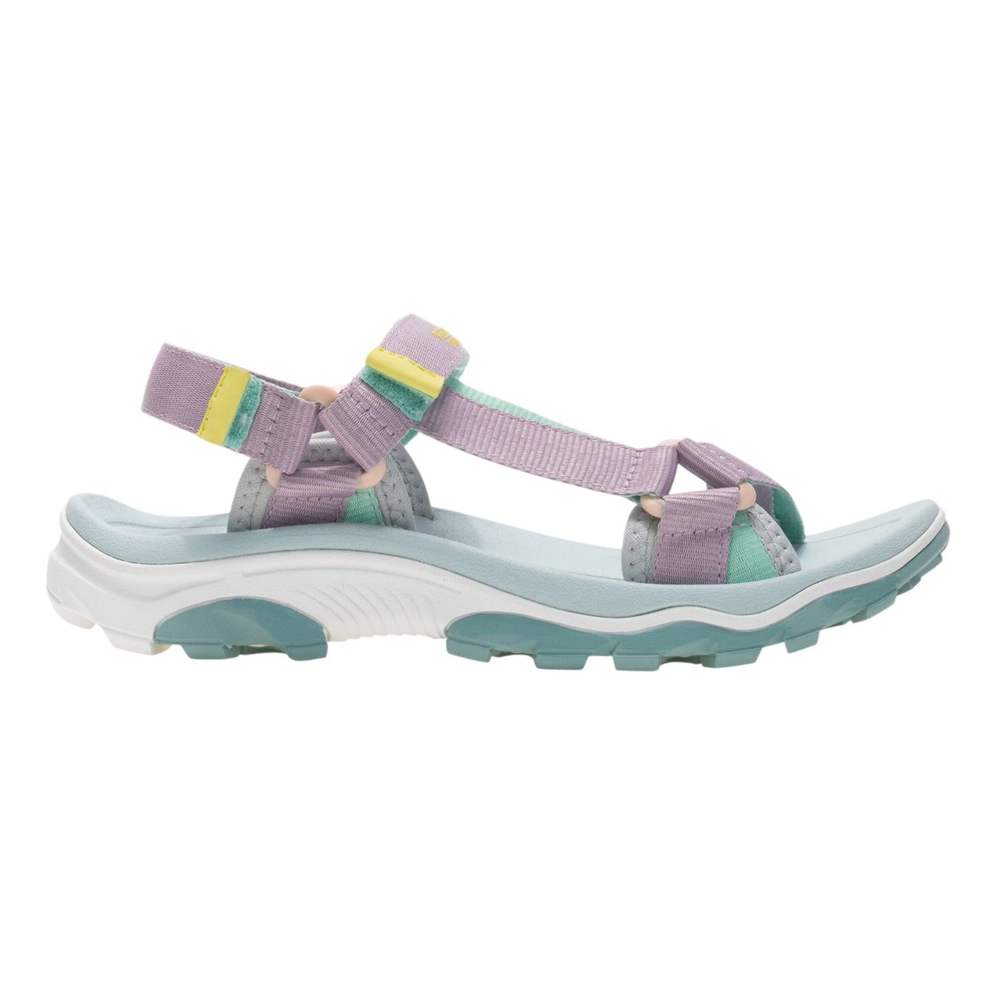 Powder Lilac-Ice Green - Lifestyle - Regatta Womens-Ladies Contrast Sandals