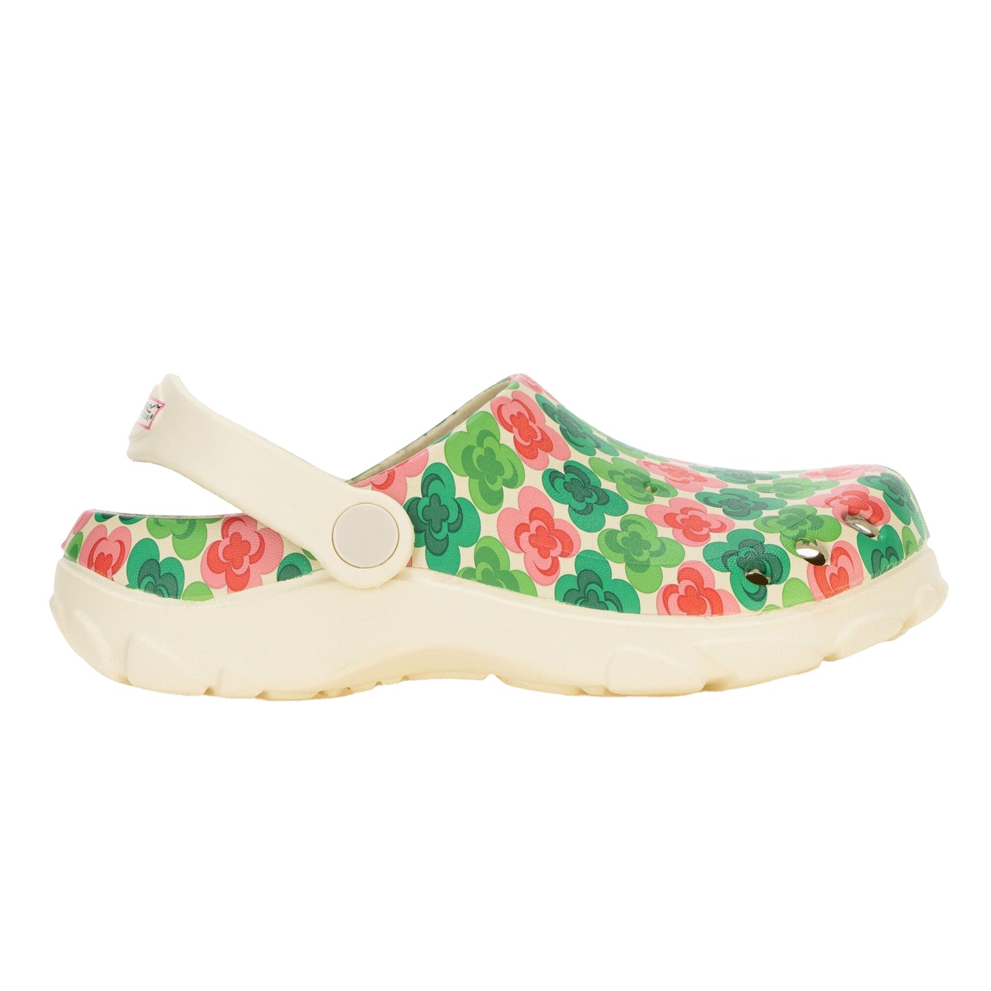 Green - Lifestyle - Regatta Childrens-Kids Orla Kiely Flower Clogs
