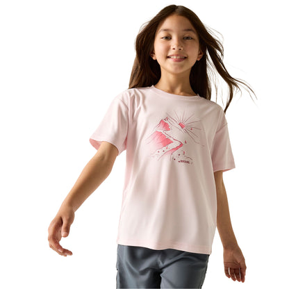 Pink Haze - Lifestyle - Regatta Childrens-Kids Aria Sunrise T-Shirt