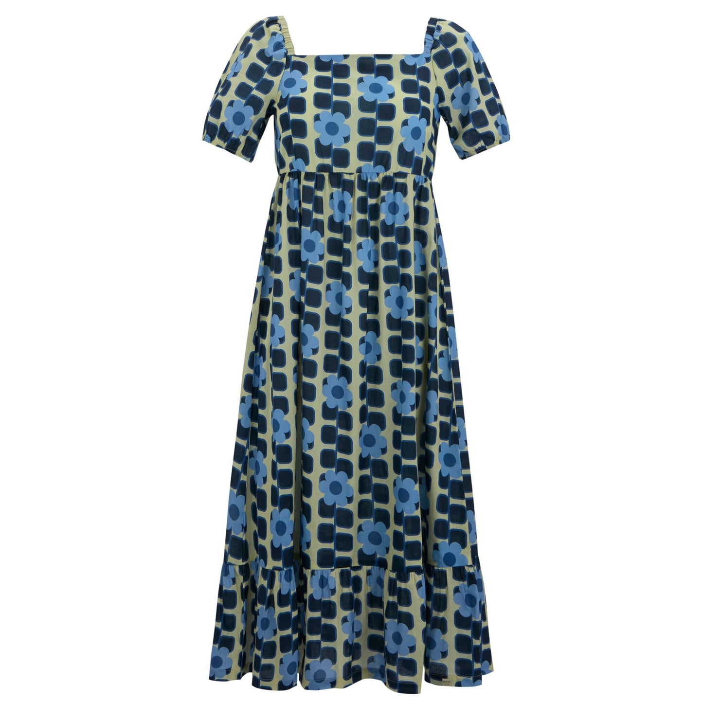 Blue - Front - Regatta Womens-Ladies Orla Kiely Giant Flower Summer Midi Dress