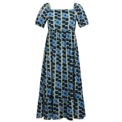 Blue - Front - Regatta Womens-Ladies Orla Kiely Giant Flower Summer Midi Dress