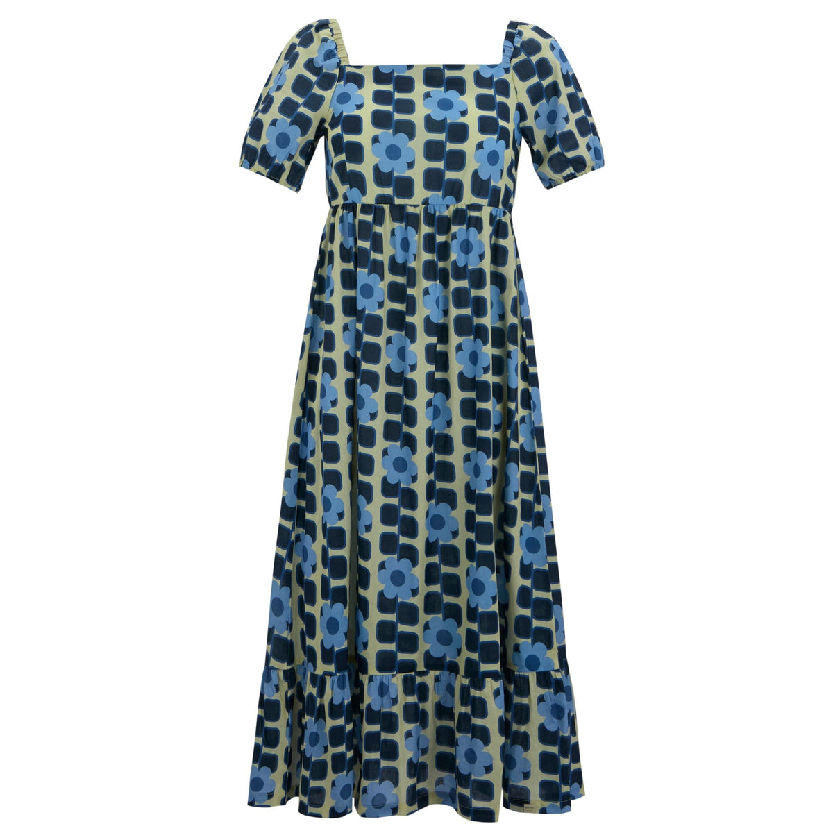 Blue - Front - Regatta Womens-Ladies Orla Kiely Giant Flower Summer Midi Dress