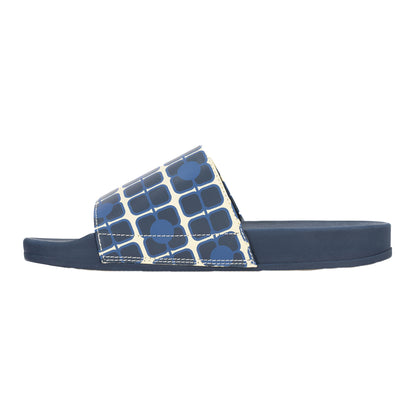 Navy - Side - Regatta Womens-Ladies Orla Kiely Giant Poppy Sliders
