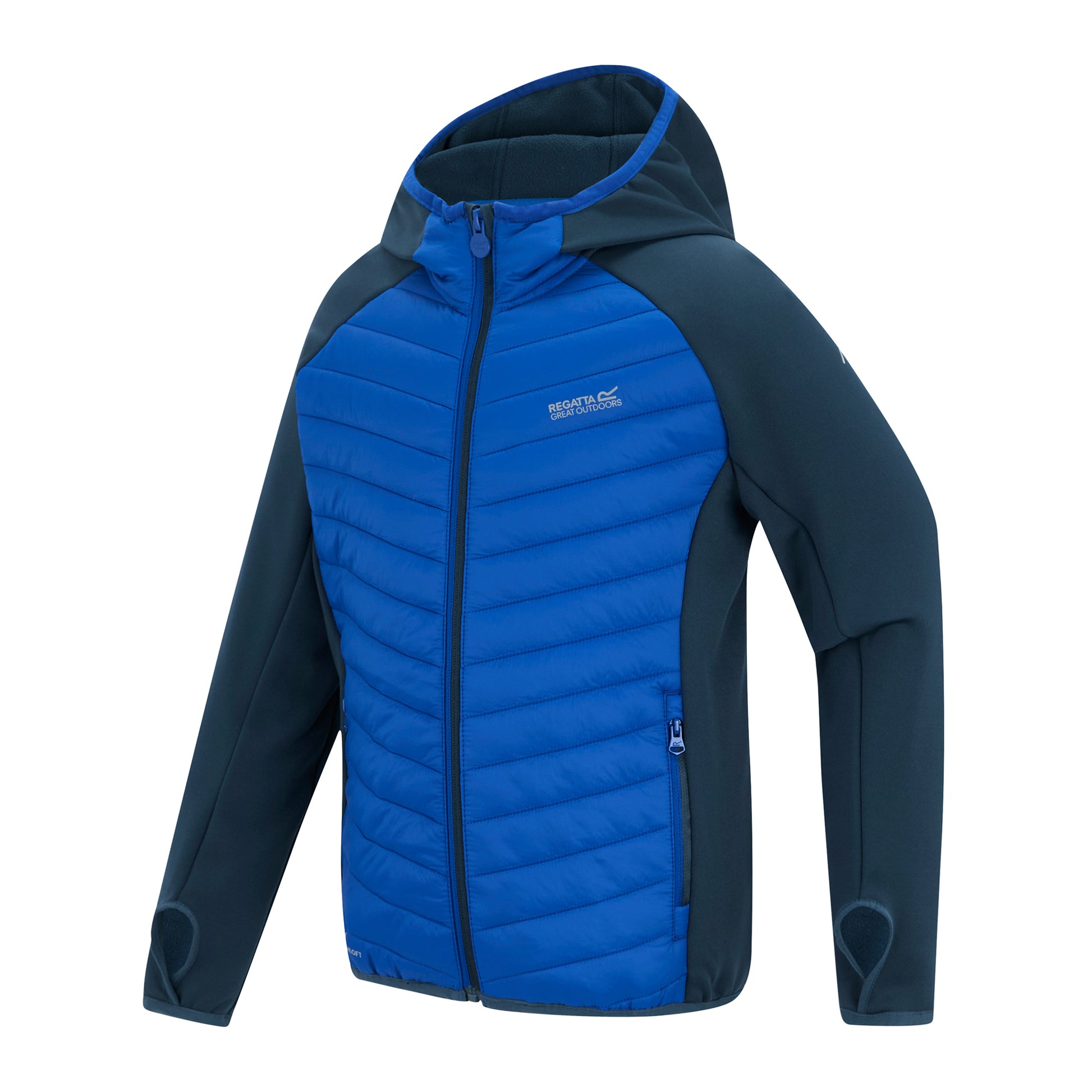 Night Sky-Olympian Blue - Side - Regatta Childrens-Kids Andreson Hybrid Jacket