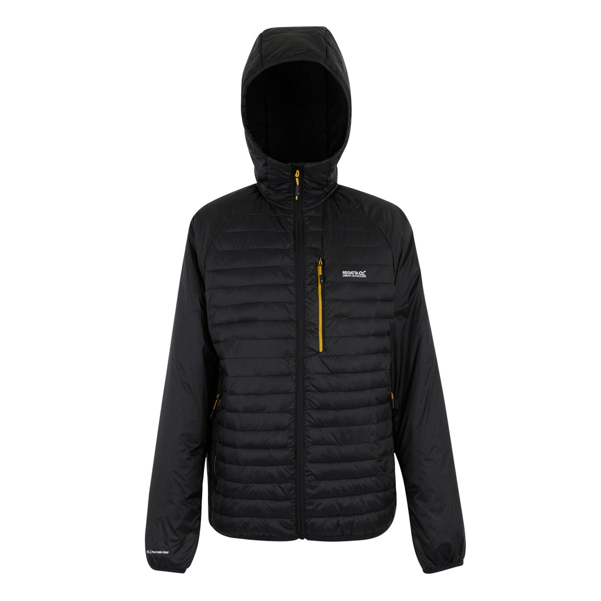 Black - Front - Regatta Mens Rowak Padded Jacket