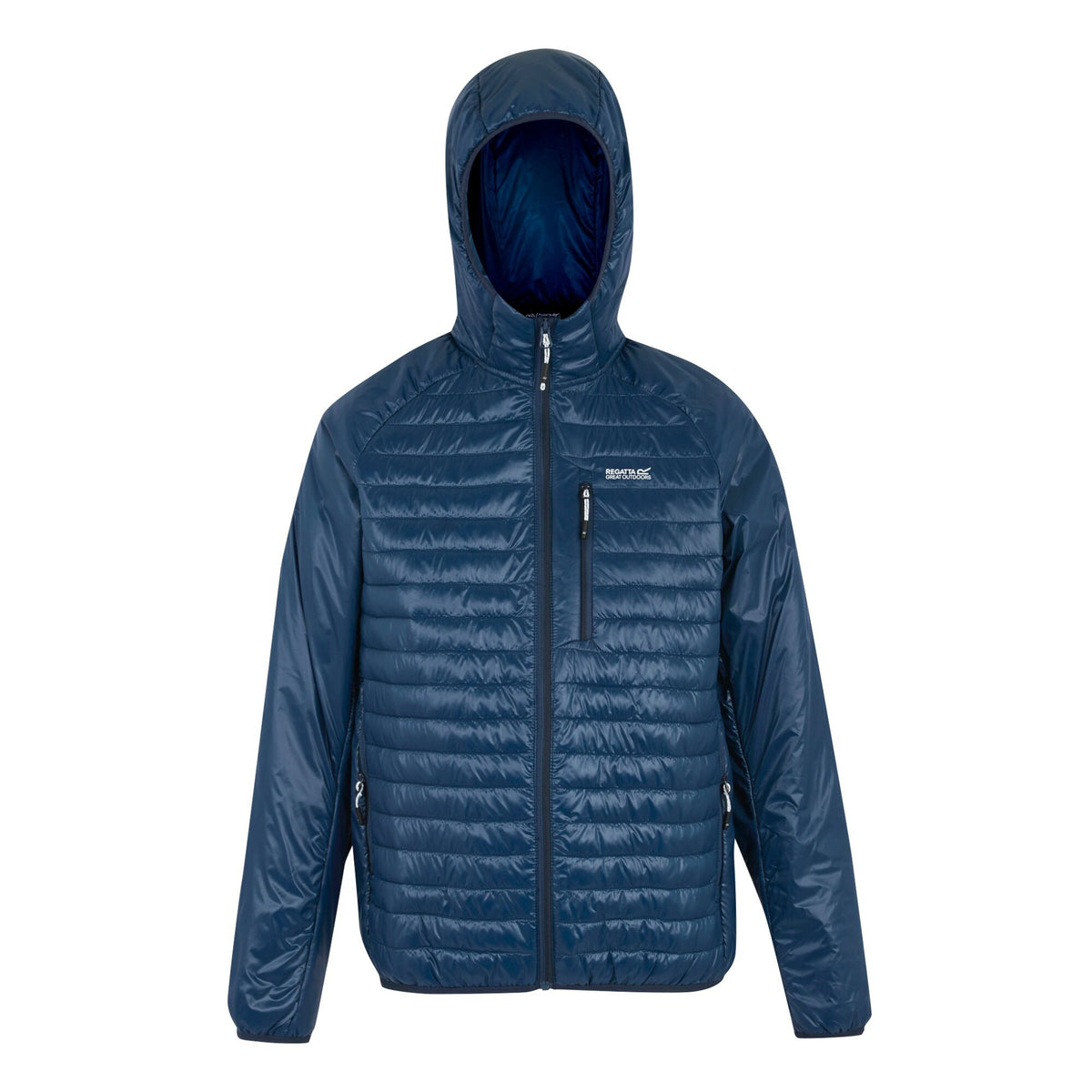 Moonlight Denim - Front - Regatta Mens Rowak Padded Jacket