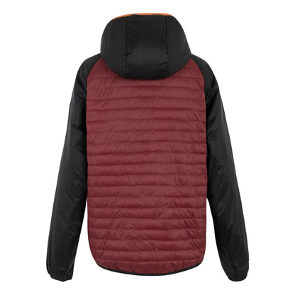Dark Maroon-Black - Back - Regatta Mens Rowak Padded Jacket