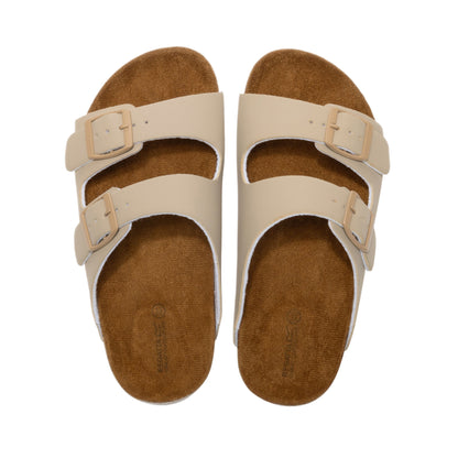 White Pepper - Pack Shot - Regatta Childrens-Kids Mia Double Strap Sandals