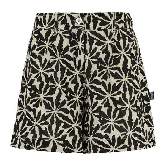 Beige - Front - Regatta Womens-Ladies Sabelle Abstract Floral Shorts