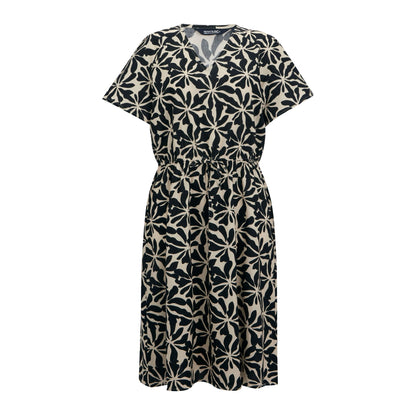 Multicoloured - Front - Regatta Womens-Ladies Elona Abstract Floral Midi Dress
