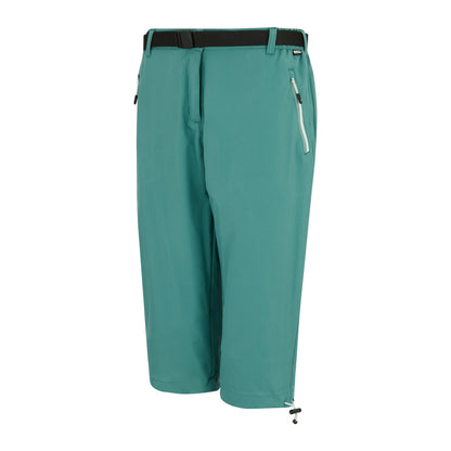 Ivy Moss - Side - Regatta Womens-Ladies Xert Stretch Capri Trousers