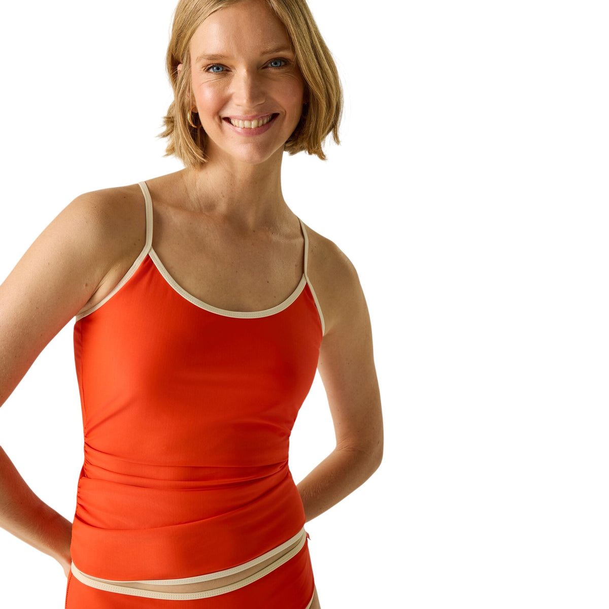 Tangerine Tango - Pack Shot - Regatta Womens-Ladies Kyra Tankini Top