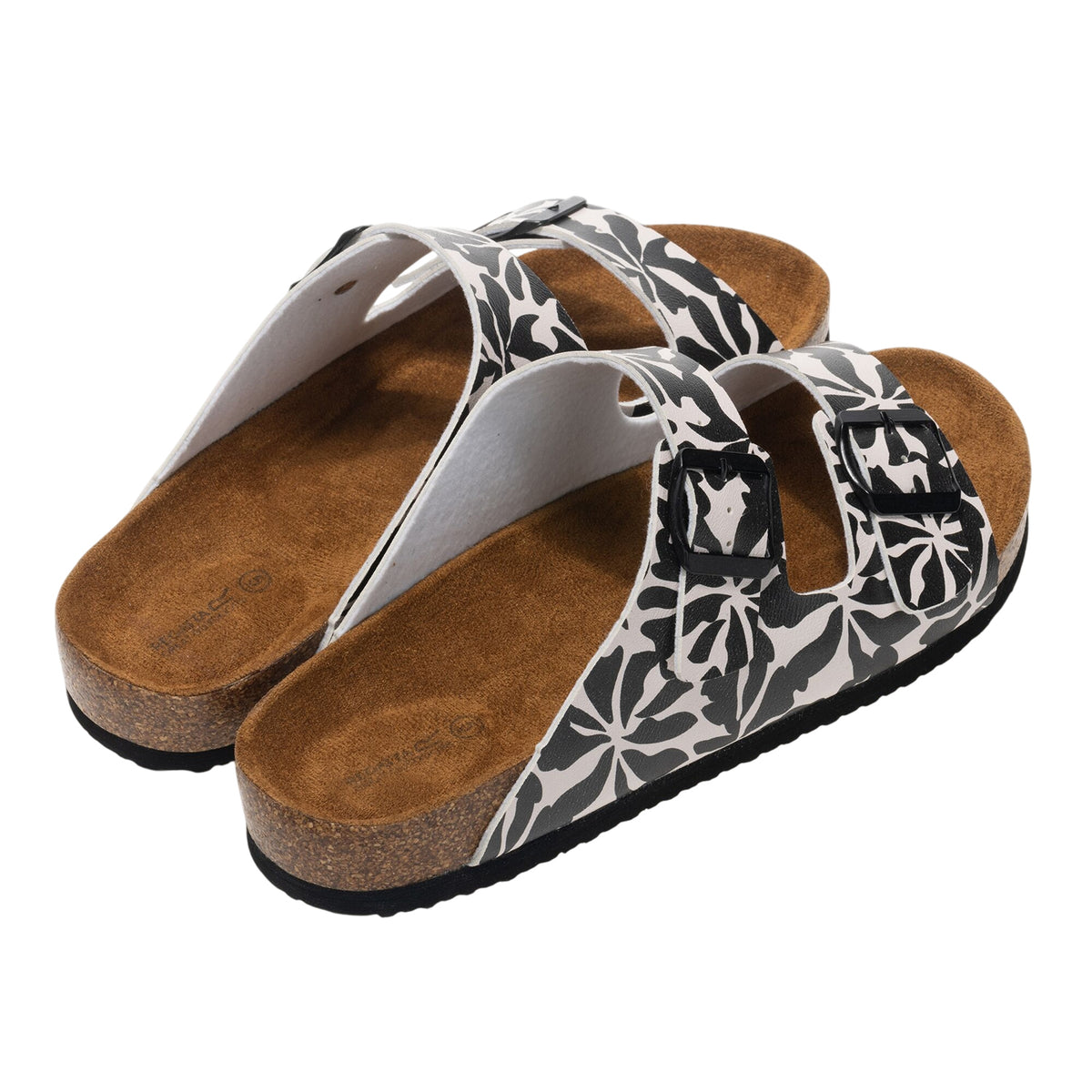 Multicoloured - Back - Regatta Womens-Ladies Mia Floral Double Strap Sandals