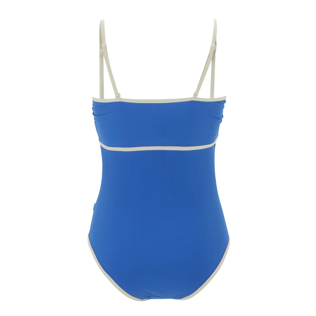 Sonic Blue - Back - Regatta Womens-Ladies Bandeau One Piece Swimsuit