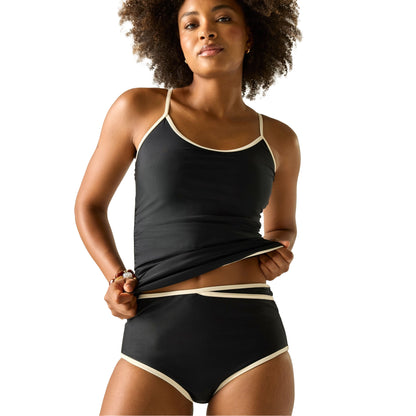 Black - Pack Shot - Regatta Womens-Ladies Kyra High Rise Bikini Bottoms
