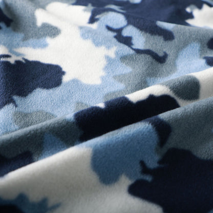 Dusky Blue - Lifestyle - Dare 2B Childrens-Kids Wing It Camo Full Zip Fleece Jacket