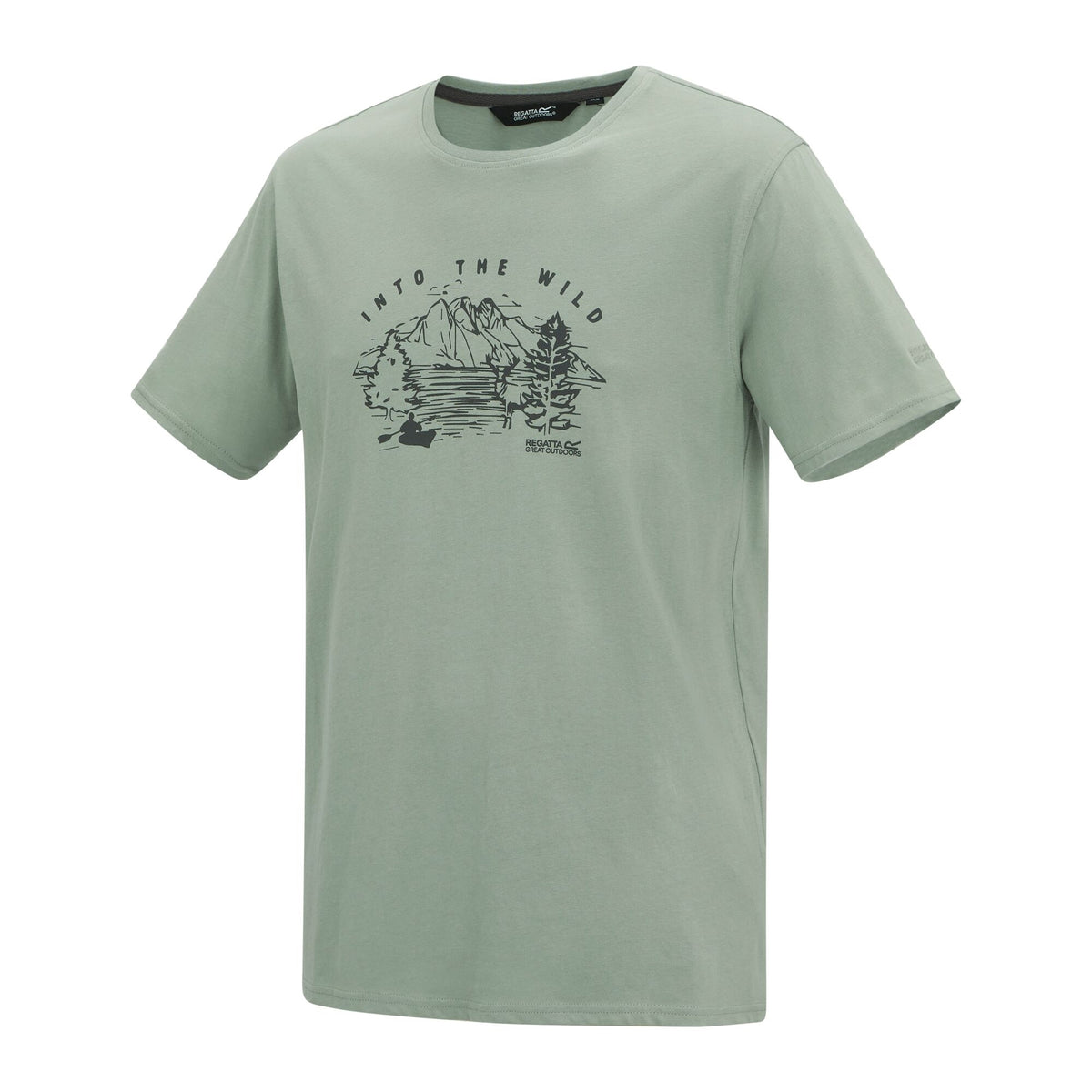 Glacier - Side - Regatta Mens Cline IX Mountain T-Shirt