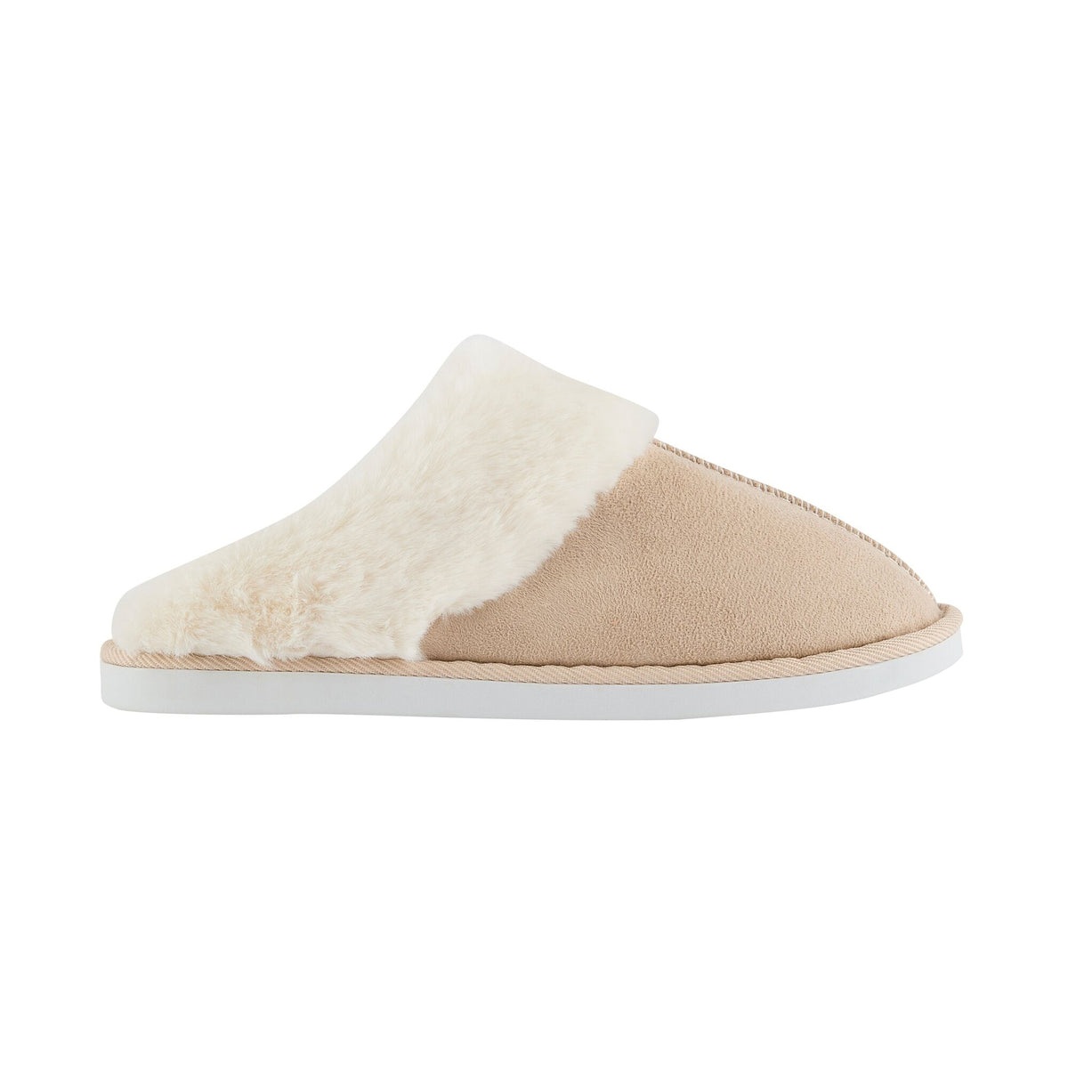 Beige - Front - Regatta Womens-Ladies Tulsy Plain Mule Slippers